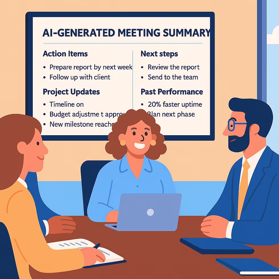 AI Meeting Summaries