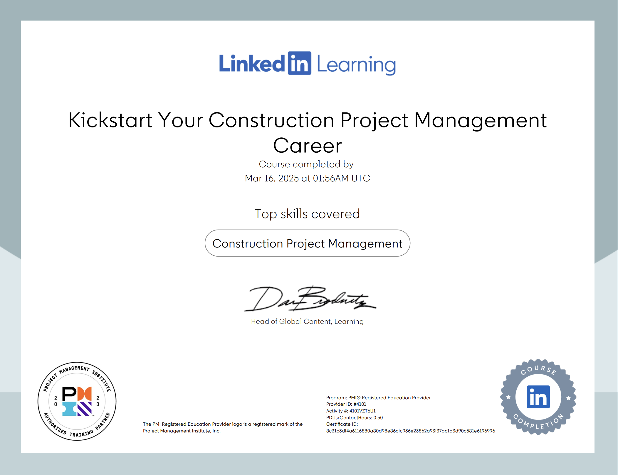 Professional Certification