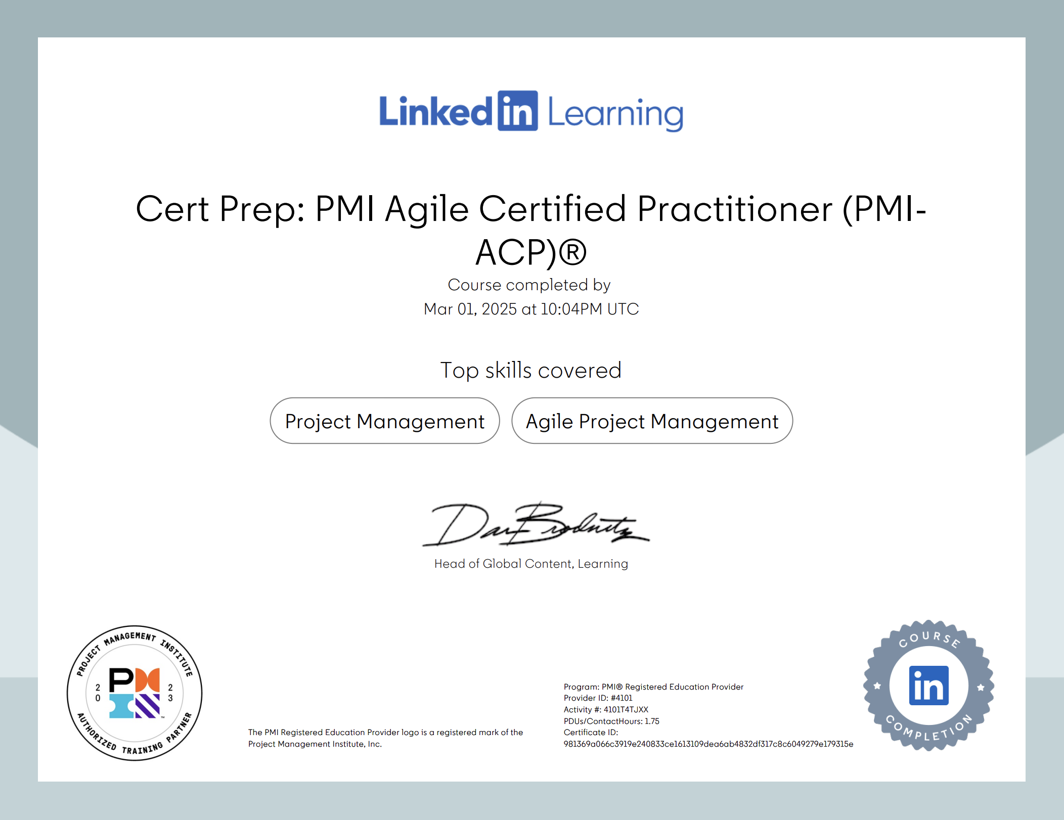 Professional Certification
