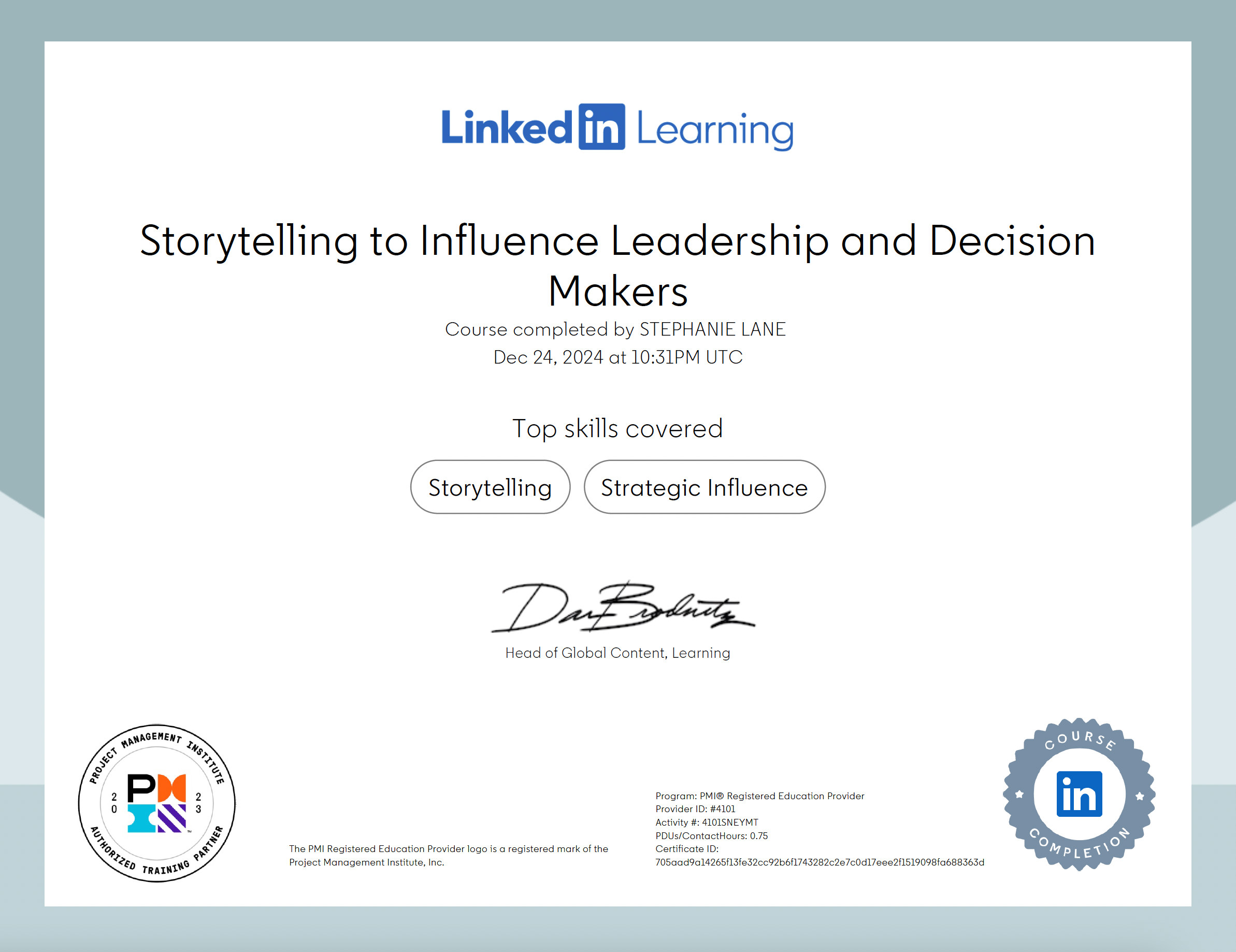 Professional Certification