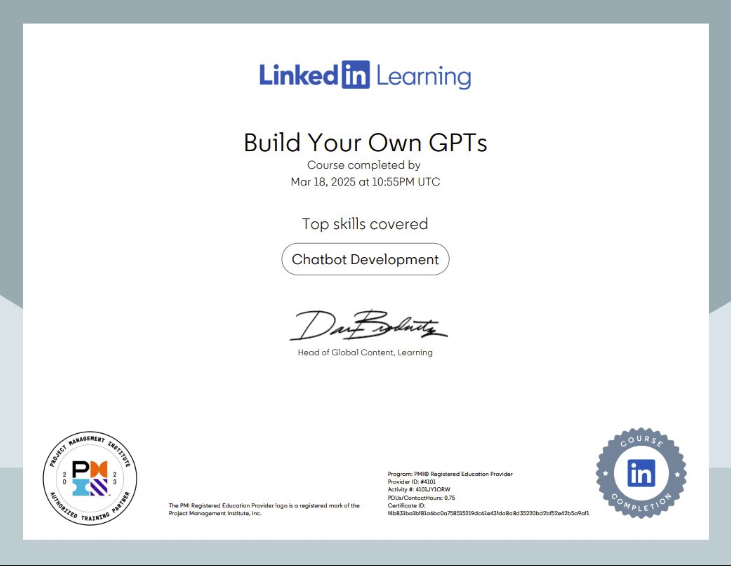 Professional Certification