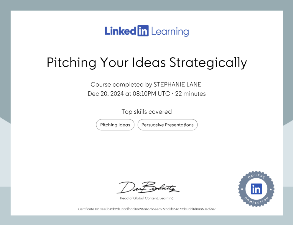 Professional Certification
