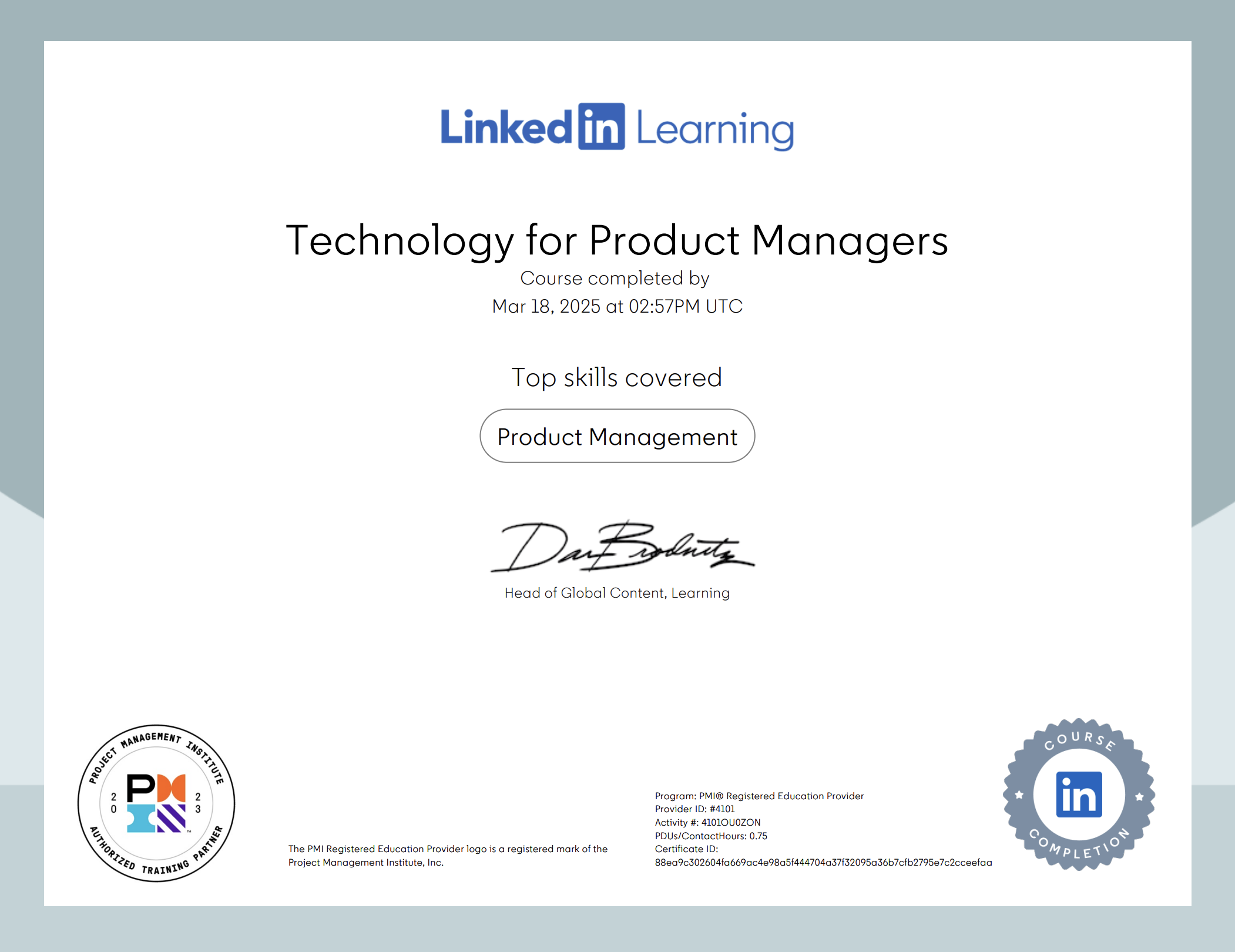 Professional Certification