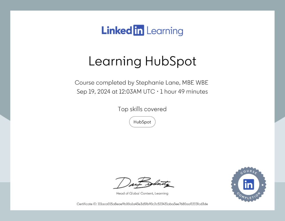 Professional Certification