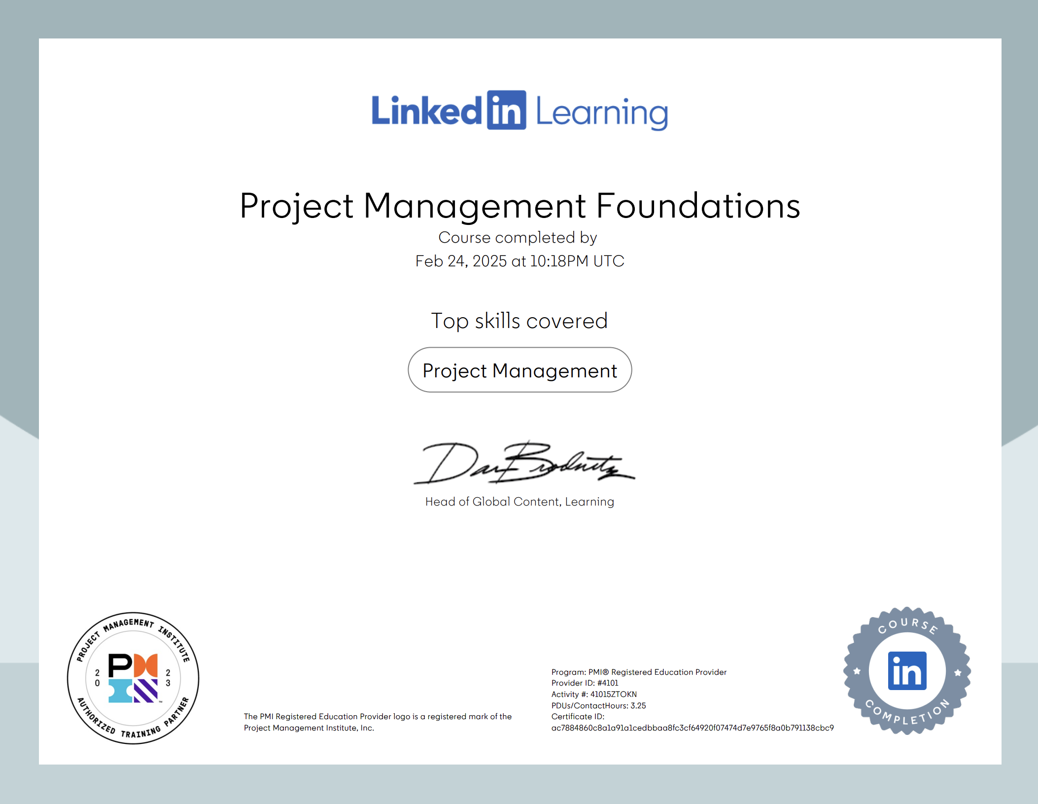 Professional Certification