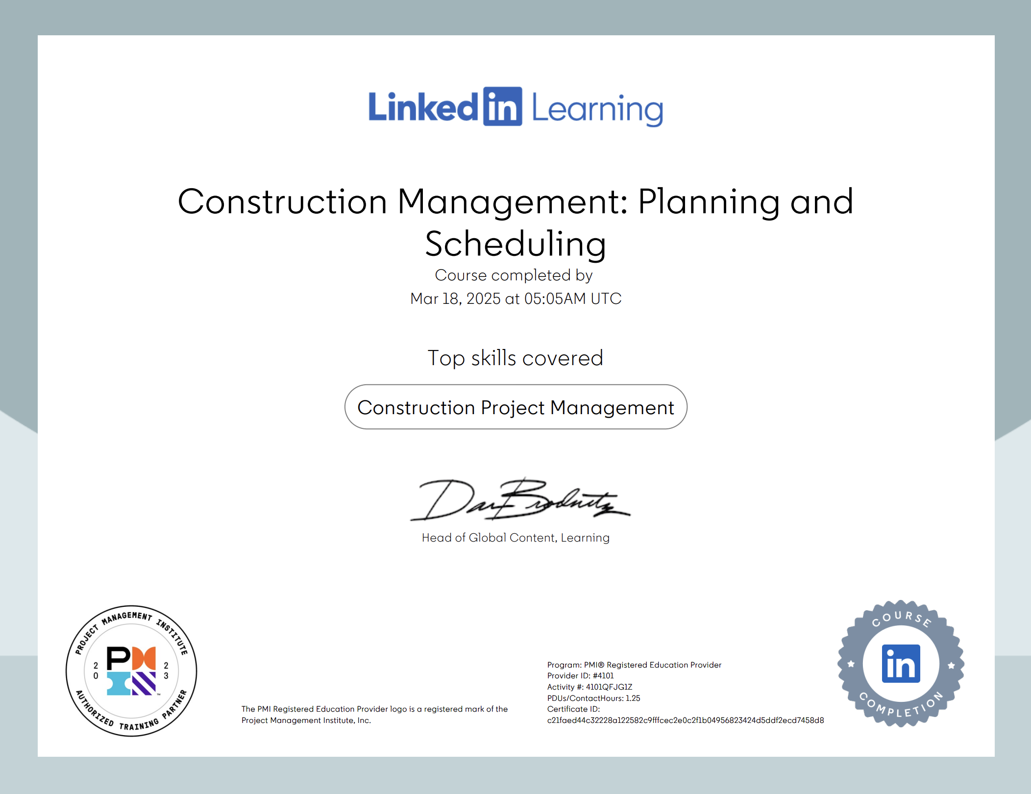 Professional Certification