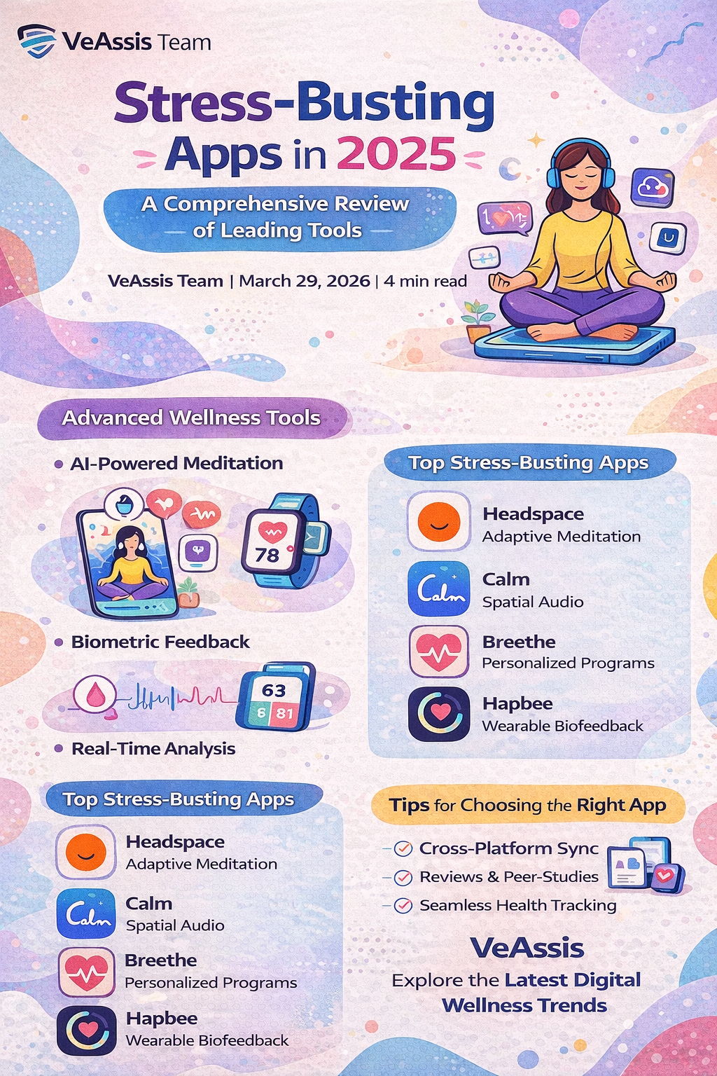 Stress-Busting Apps in 2025: A Comprehensive Review of Leading Tools